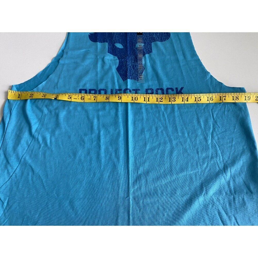 Under Armour UA Project Rock Brahma Bull Muscle Tank Top 1373787-433 Men's Sz M - Picture 5 of 10